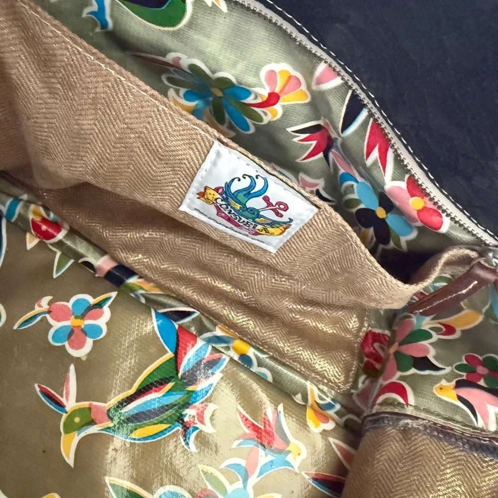 Consuela Tote Bag with Striped Handles - Picture 11 of 11